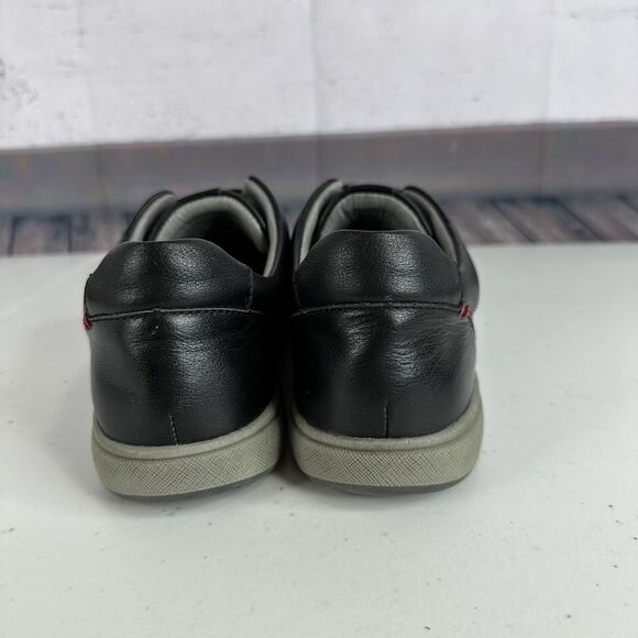 Josef Seibel Sneaker Womens 7.5 EU 38 Black Leather Slip on Shoe Comfort Cushion - Picture 6 of 12